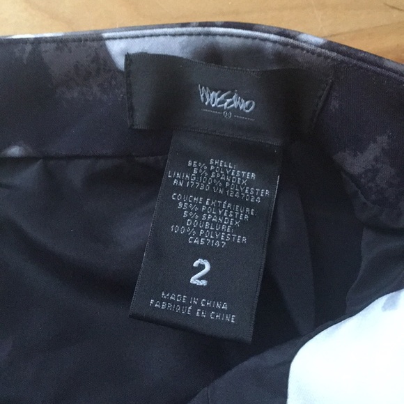 Black and Grey Floral Skirt - Picture 5 of 5